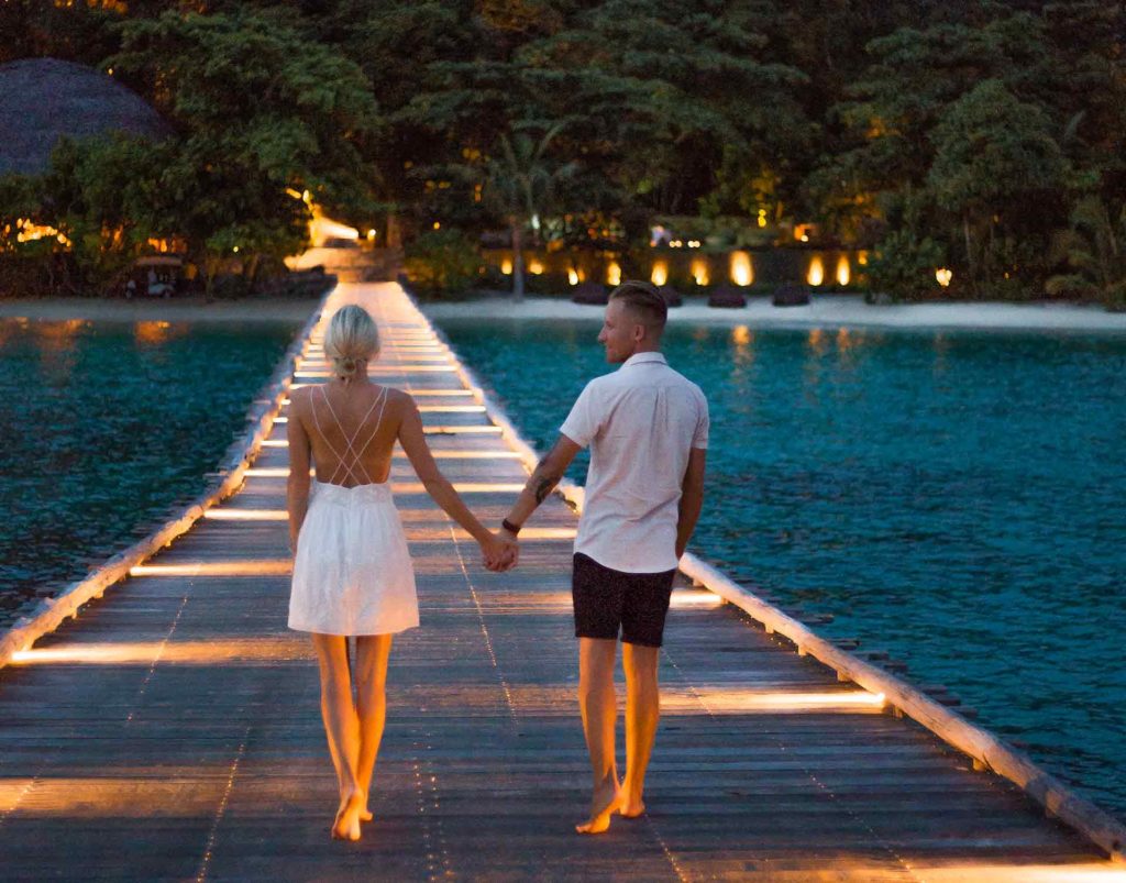 Honeymoons private island destination Bawah Reserve, Indonesia