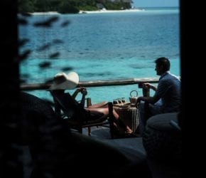 Romance: weddings, anniversaries, proposals and honeymoons - Couples Double Aura spa room Overwater Bungalow Sundeck, Bawah Reserve, Indonesia