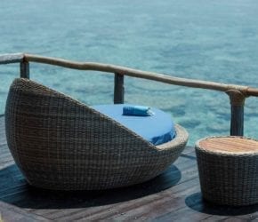 Overwater Bungalow Sun deck, Bawah Reserve, Indonesia