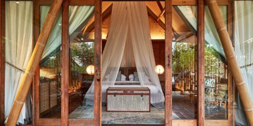 Garden Suite bedroom, accommodation at Bawah Reserve, Indonesia