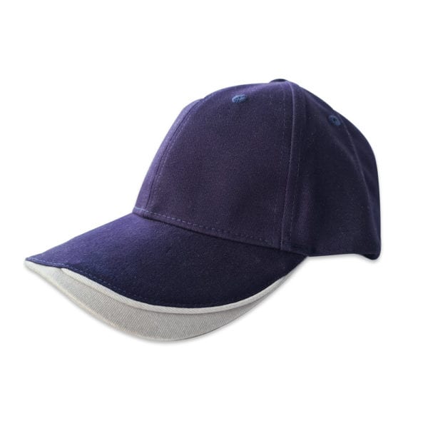 bawah-blue-golf-cap-side-view