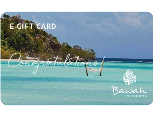 Bawah Reserve Gift Voucher card Hammock