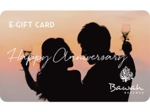 Bawah Reserve Gift Voucher card happy anniversary