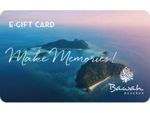 Bawah Reserve Gift Voucher card islands