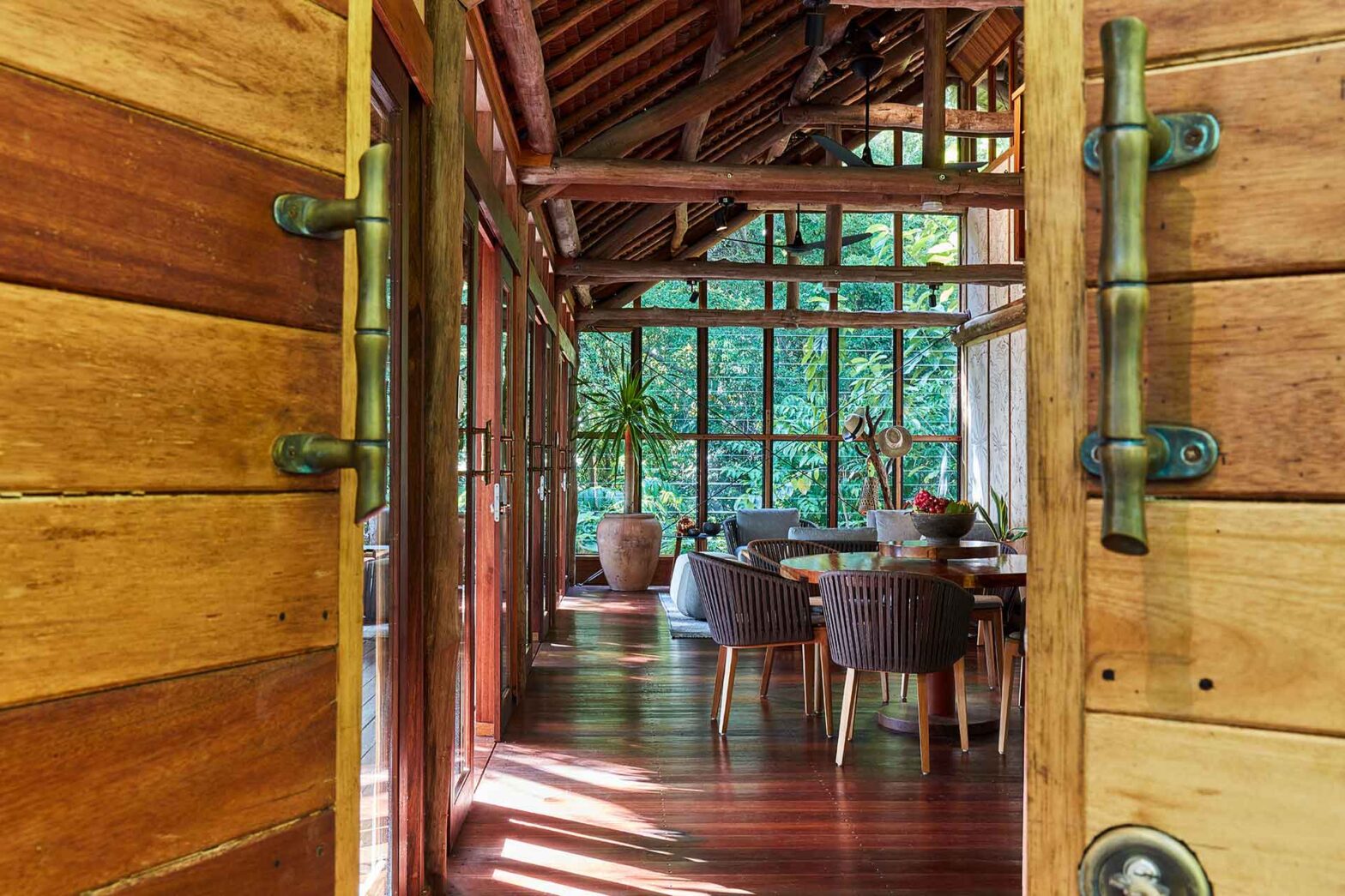 Two-bedroom Treehouse Lodge, luxury family holiday accommodation at Bawah Reserve. Great for families and small groups.