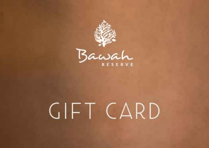 Gift unforgettable moments with Bawah Reserve's online gift vouchers. Perfect for honeymoons, birthdays, & special occasions.