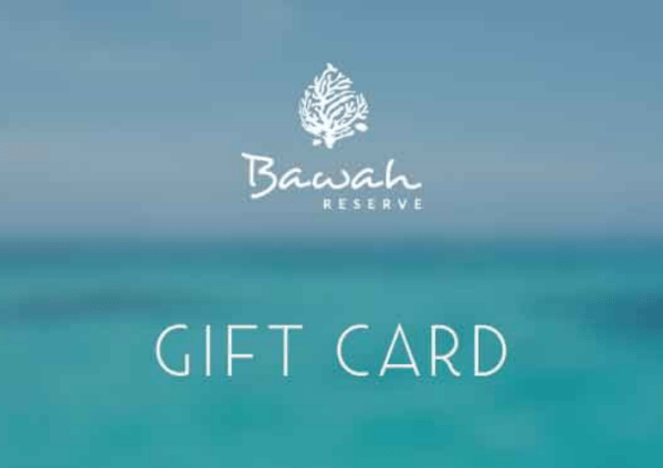 Gift unforgettable moments with Bawah Reserve's online gift vouchers. Perfect for honeymoons, birthdays, & special occasions.