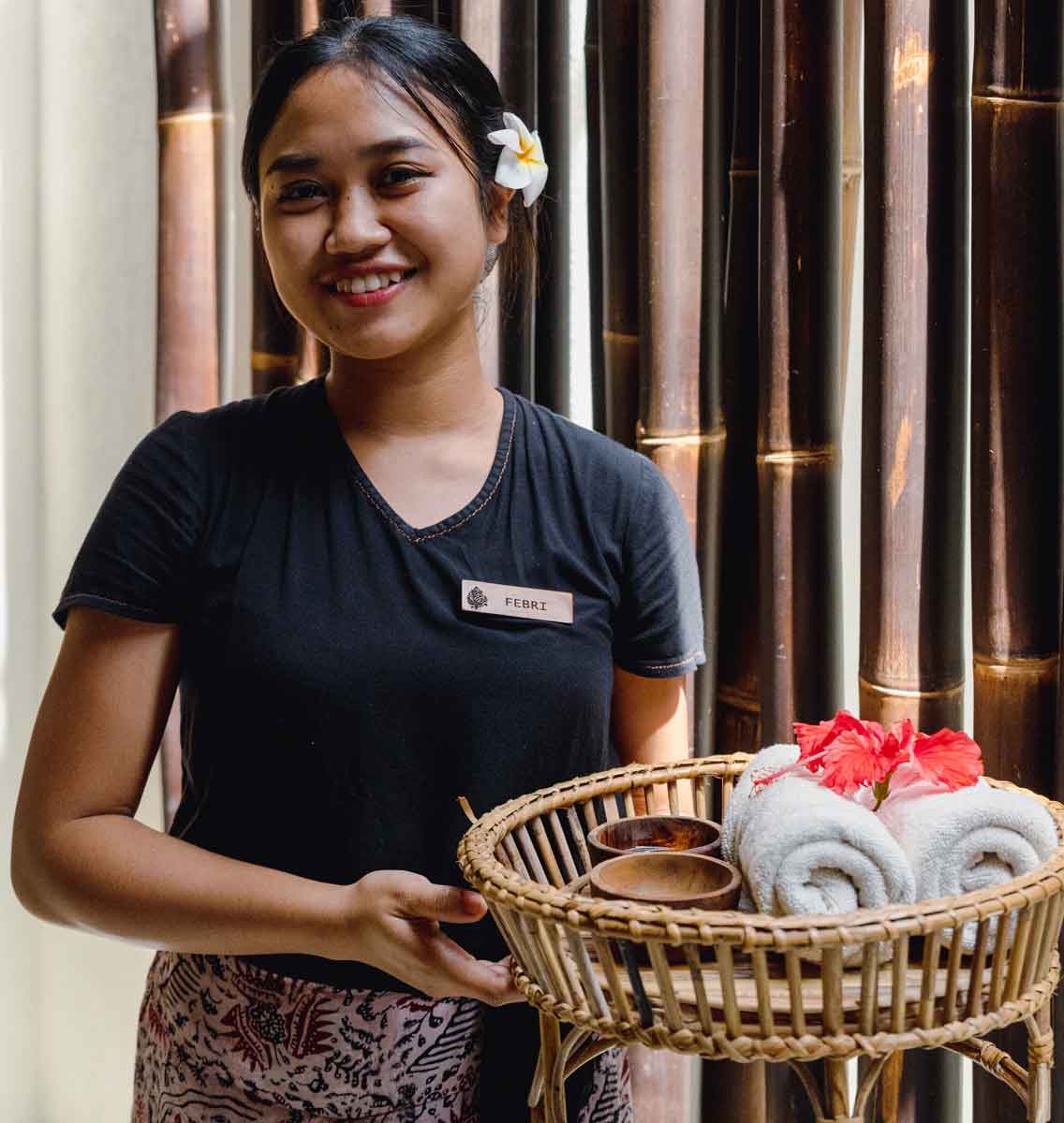 Daily complimentary spa treatment at Aura spa for all guest at Bawah Reserve, Indonesia.