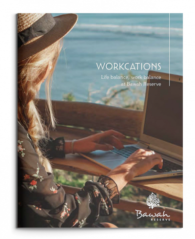 Workcations Brochure at Bawah Reserve Indonesia
